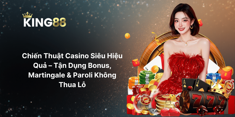 Chiến Thuật Casino Siêu Hiệu Quả – Tận Dụng Bonus, Martingale & Paroli Không Thua Lỗ