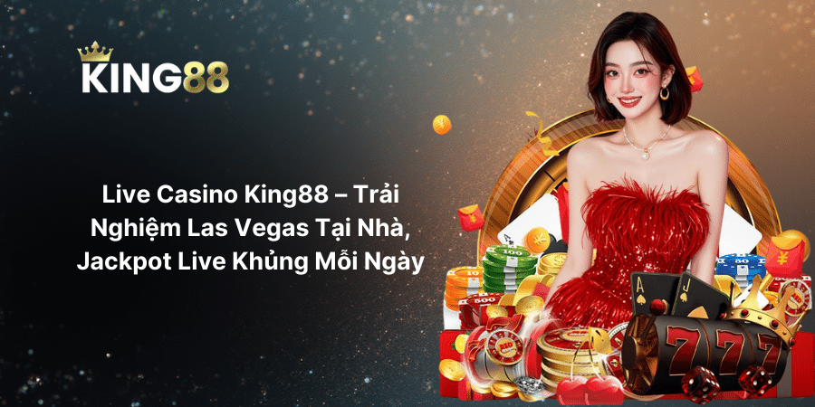 Live Casino King88 – Trải Nghiệm Las Vegas Tại Nhà, Jackpot Live Khủng Mỗi Ngày