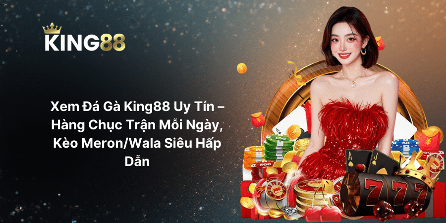 Xem Đá Gà King88 Uy Tín – Hàng Chục Trận Mỗi Ngày, Kèo Meron-Wala Siêu Hấp Dẫn